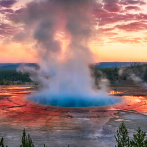 Yellowstone geyser